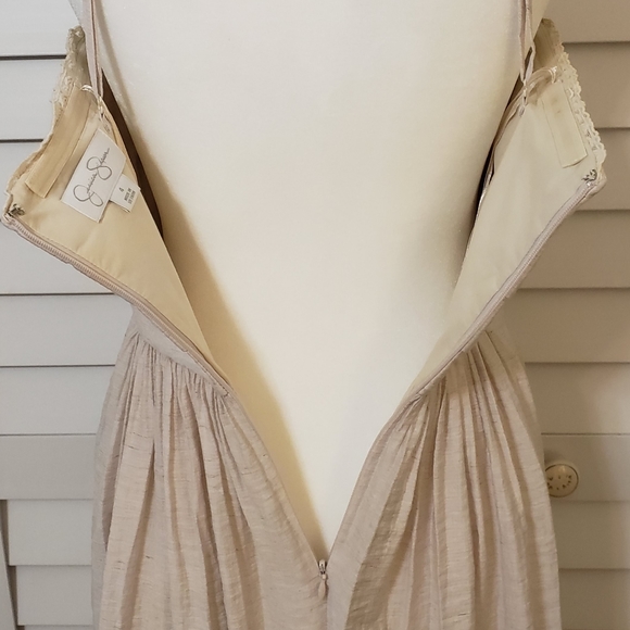 Jessica Simpson Nude Mini Dress With Straps Size 4 - Picture 6 of 16